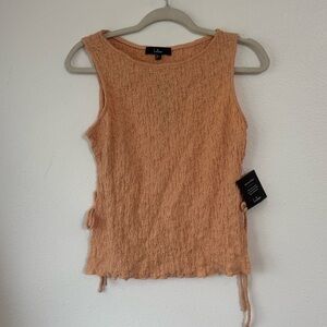 Lulu's Textured Sleeveless Top